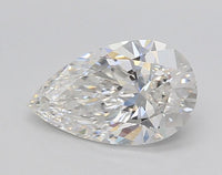 Pear 1.23ct F VS2 None EX EX - Image 1
